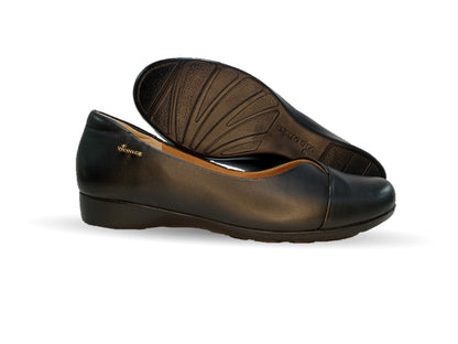 Zapato Casual de Moda de piel bovino Vicenza 1458 Negro para mujer