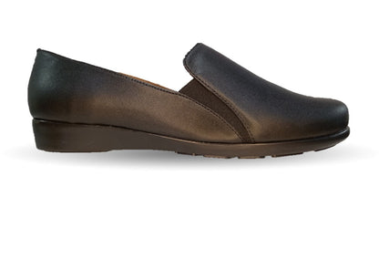 Zapato Casual de Moda de piel bovino Vicenza 1461 Negro para mujer