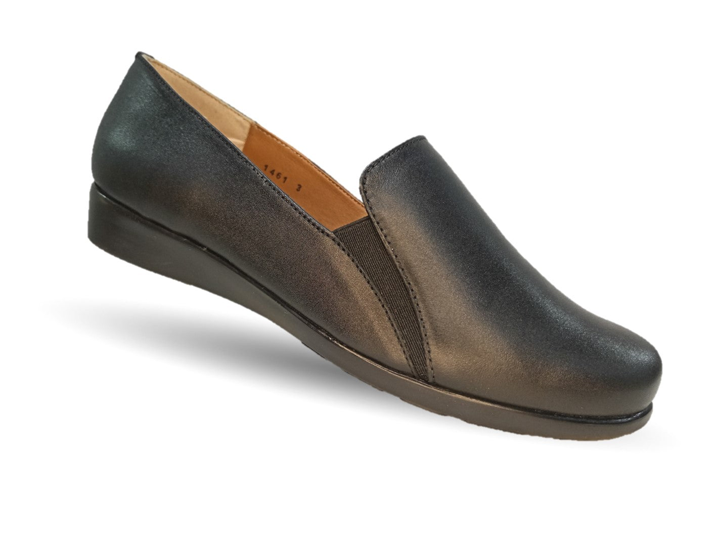 Zapato Casual de Moda de piel bovino Vicenza 1461 Negro para mujer