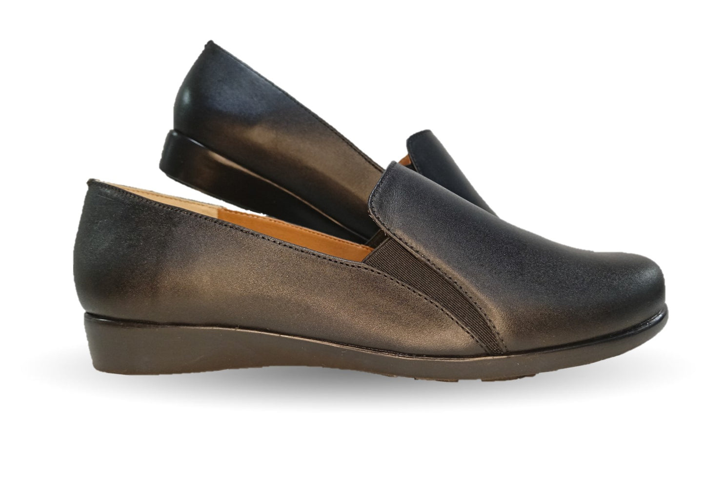 Zapato Casual de Moda de piel bovino Vicenza 1461 Negro para mujer