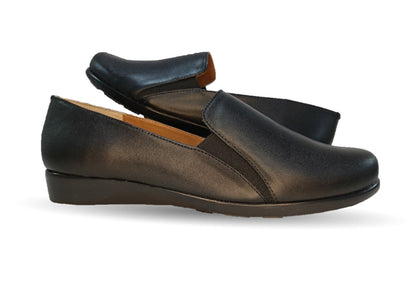 Zapato Casual de Moda de piel bovino Vicenza 1461 Negro para mujer