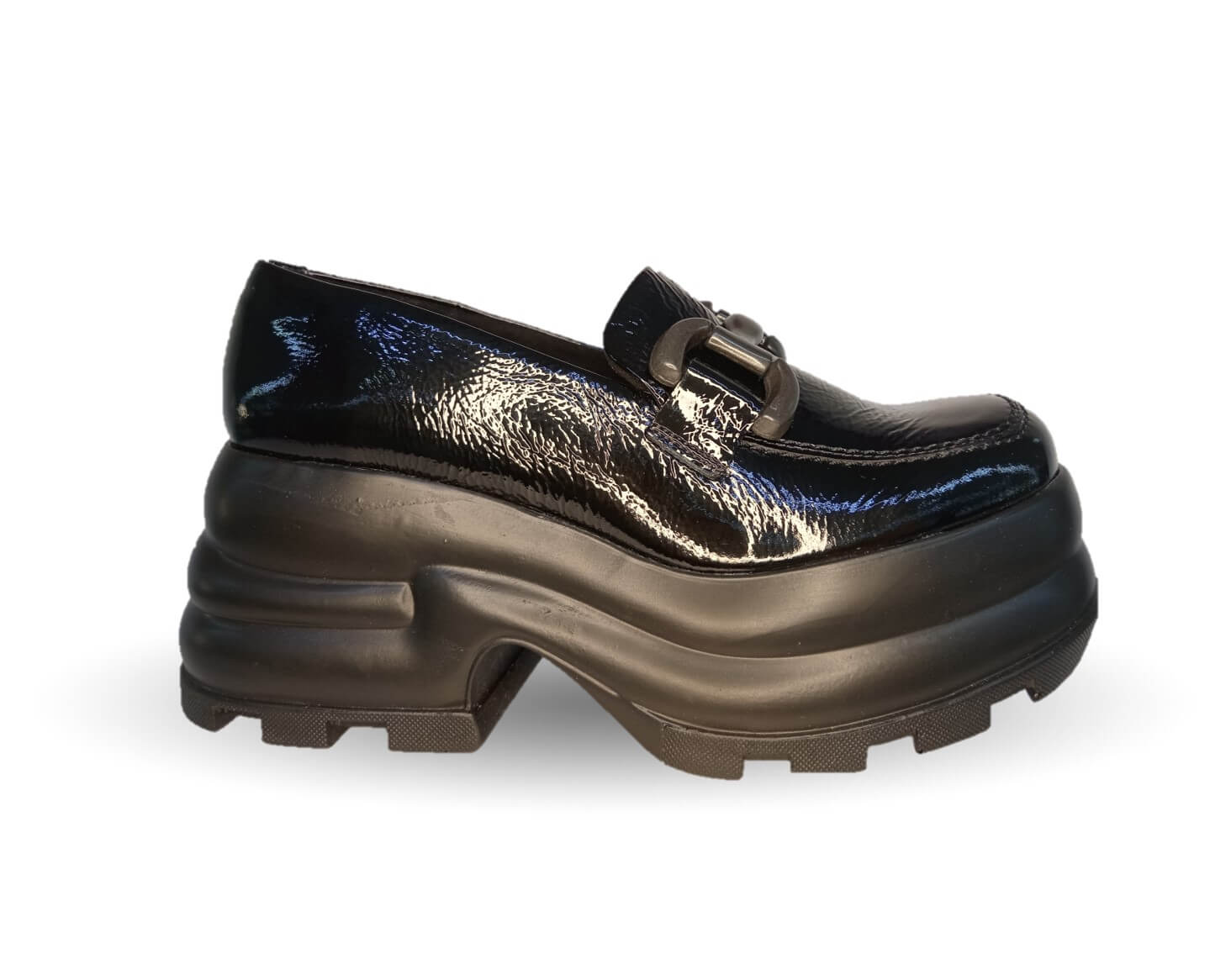 Zapato Casual de Moda de piel bovino Vicenza 19505 Charol Negro para mujer