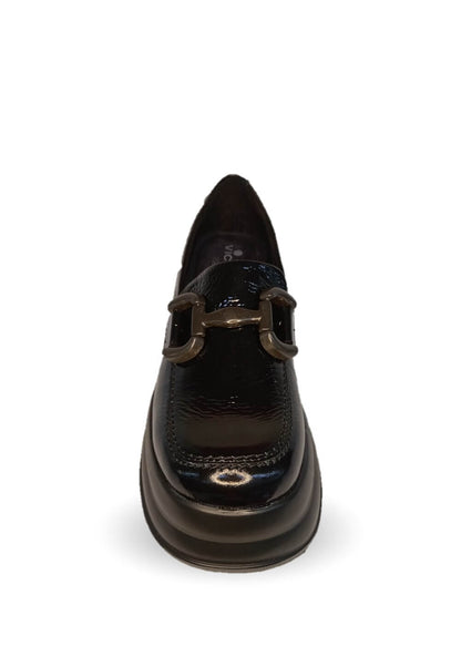 Zapato Casual de Moda de piel bovino Vicenza 19505 Charol Negro para mujer