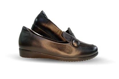 Zapato Casual de Moda de piel bovino Vicenza 3503 Negro para mujer