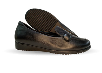 Zapato Casual de Moda de piel bovino Vicenza 3503 Negro para mujer