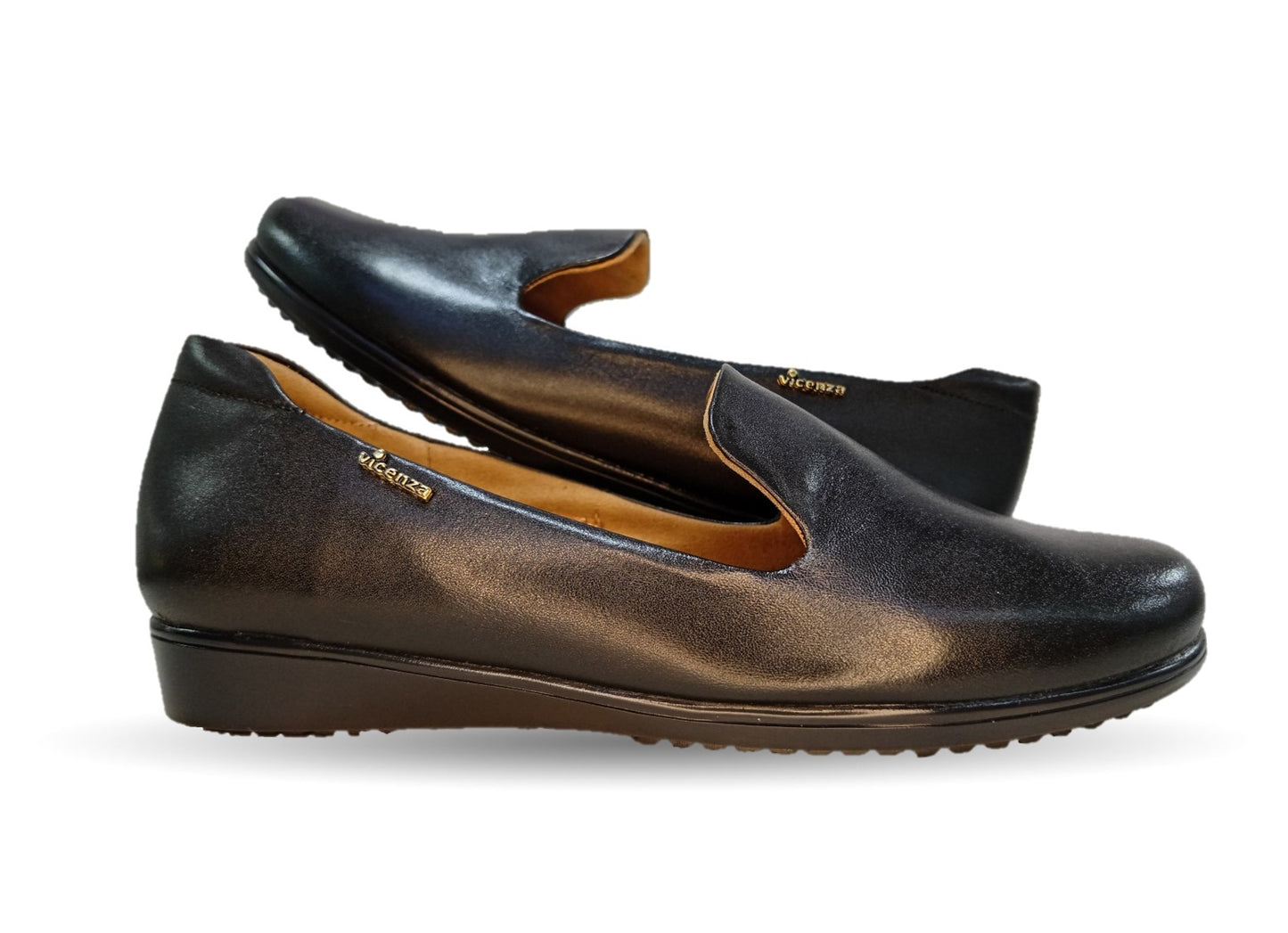 Zapato Casual de Moda de piel bovino Vicenza 3510 Negro para mujer