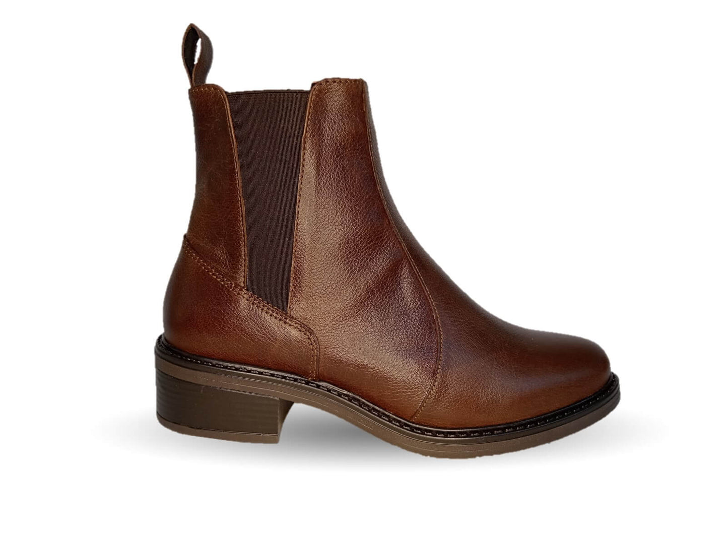 Bota Casual de piel bovino Vicenza 3605 Café para mujer