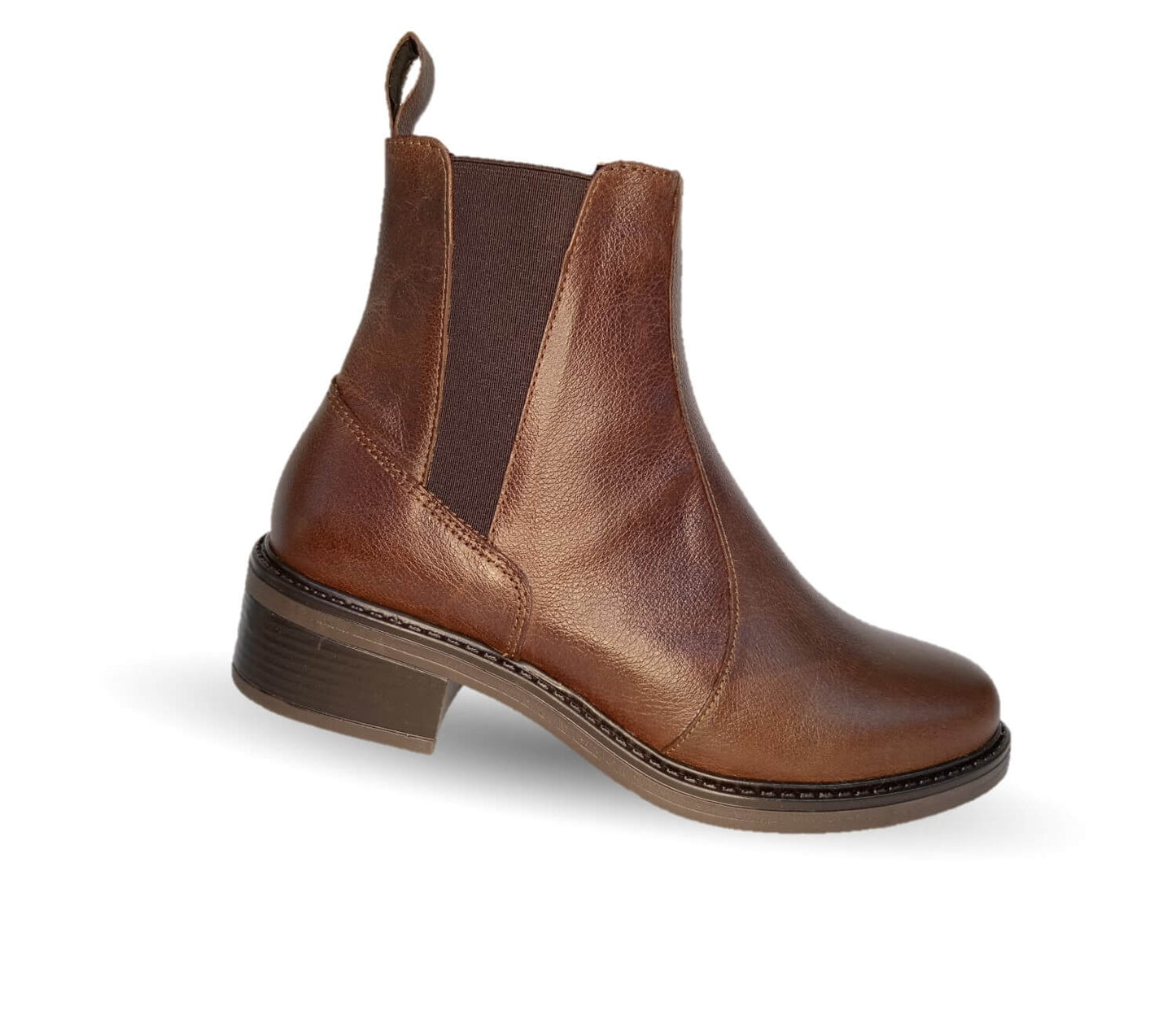 Bota Casual de piel bovino Vicenza 3605 Café para mujer