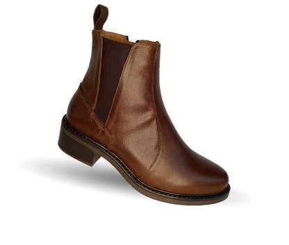 Bota Casual de piel bovino Vicenza 3605 Café para mujer