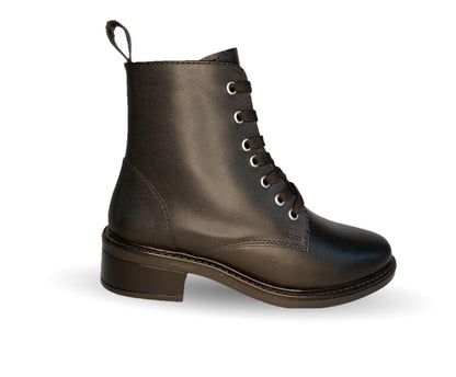 Bota Casual de moda de piel bovino Vicenza 3608 Negro para mujer