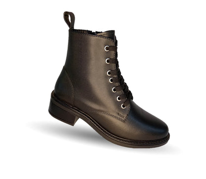 Bota Casual de moda de piel bovino Vicenza 3608 Negro para mujer