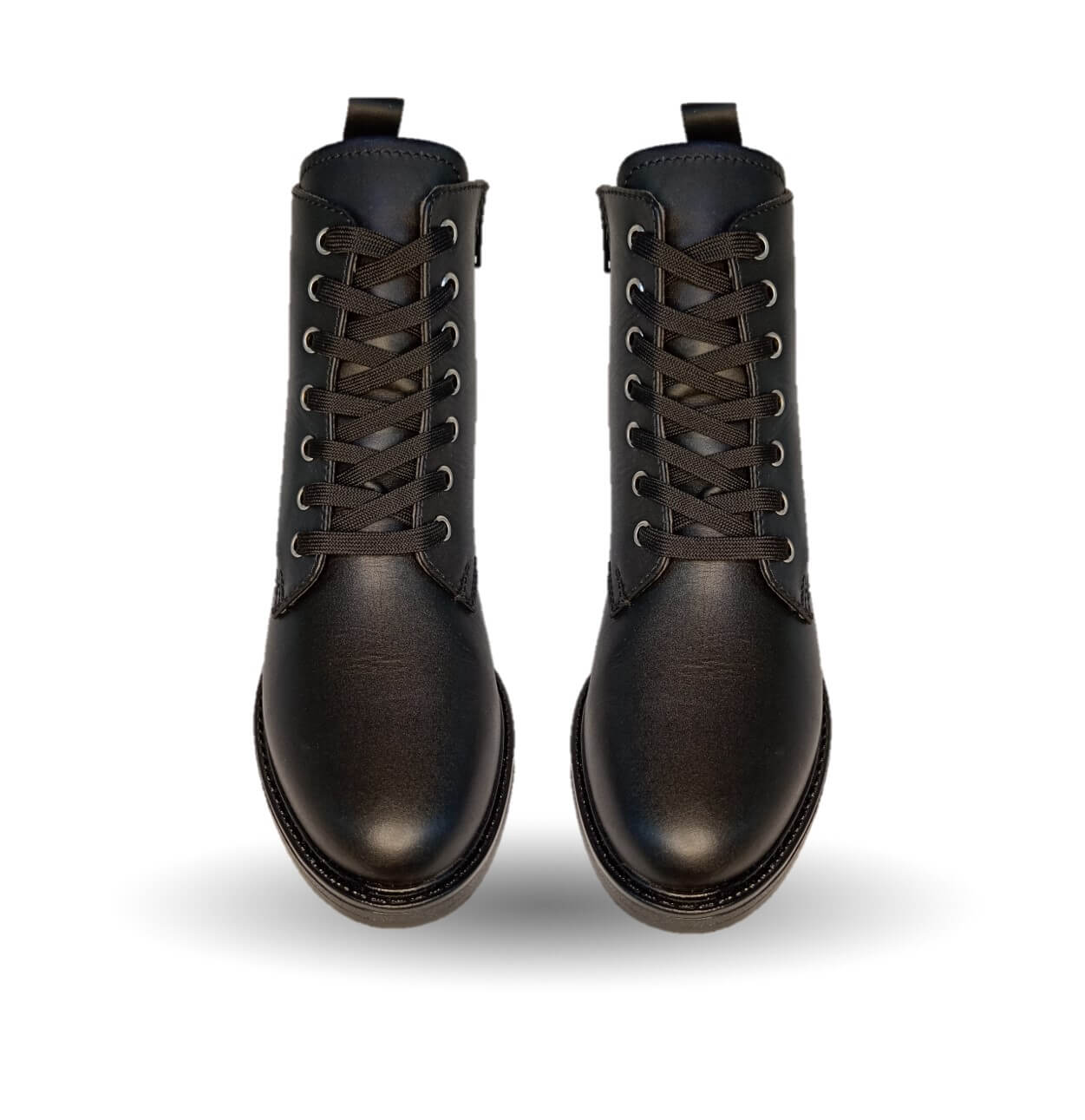 Bota Casual de moda de piel bovino Vicenza 3608 Negro para mujer