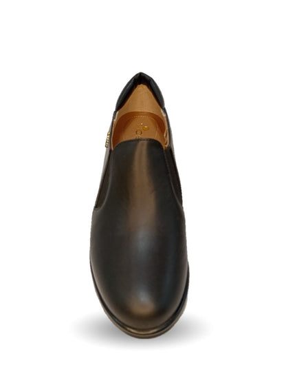 Zapato Casual de Moda de piel bovino con tacón medio Vicenza 4501 Negro para mujer