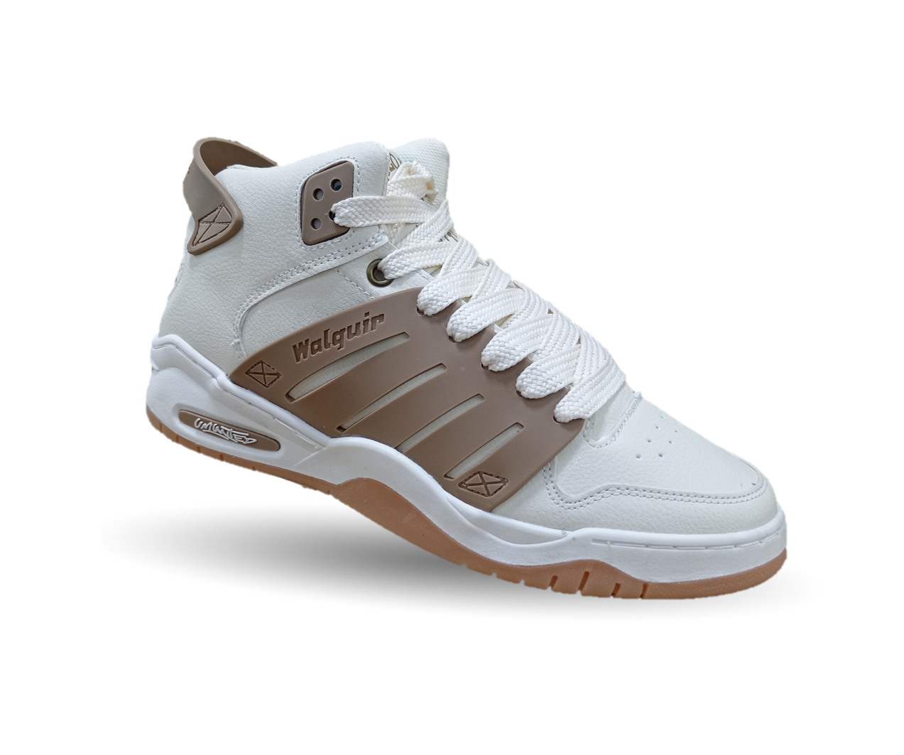 Tenis Urbano tipo bota Walquir 730 Late/Beige para hombre