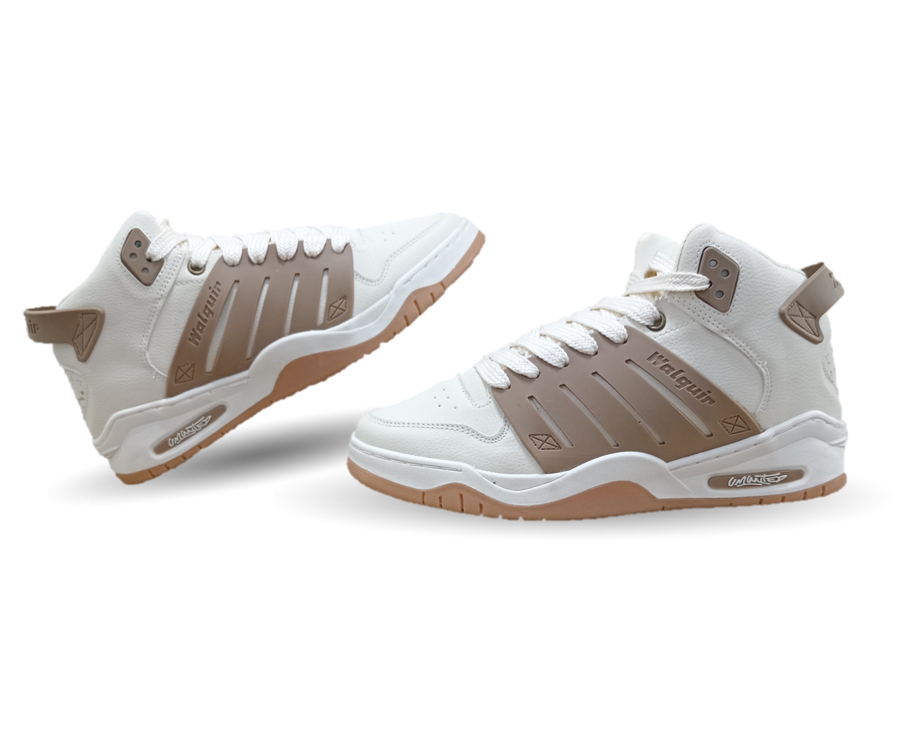 Tenis Urbano tipo bota Walquir 730 Late/Beige para hombre