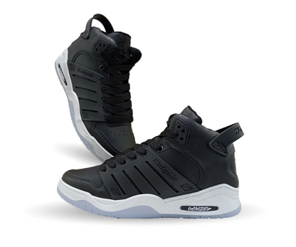 Tenis Urbano tipo bota Walquir 730 Negro/Cristal para hombre