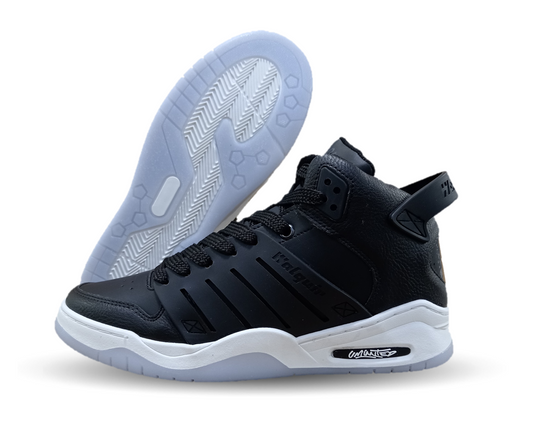 Tenis Urbano tipo bota Walquir 730 Negro/Cristal para hombre