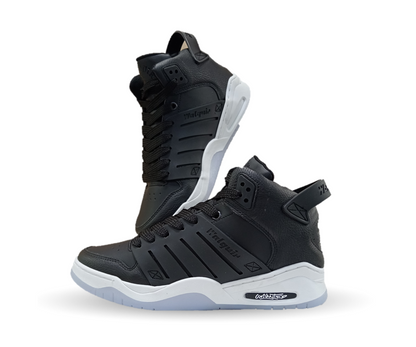 Tenis Urbano tipo bota Walquir 730 Negro/Cristal para hombre