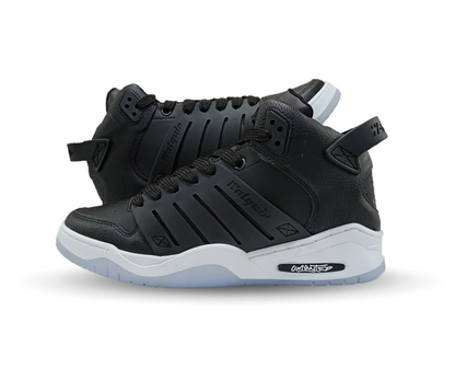 Tenis Urbano tipo bota Walquir 730 Negro/Cristal para hombre