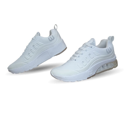 Tenis Deportivo Wisdom 1755 Blanco/Blanco Unisex para joven, mujer y hombre