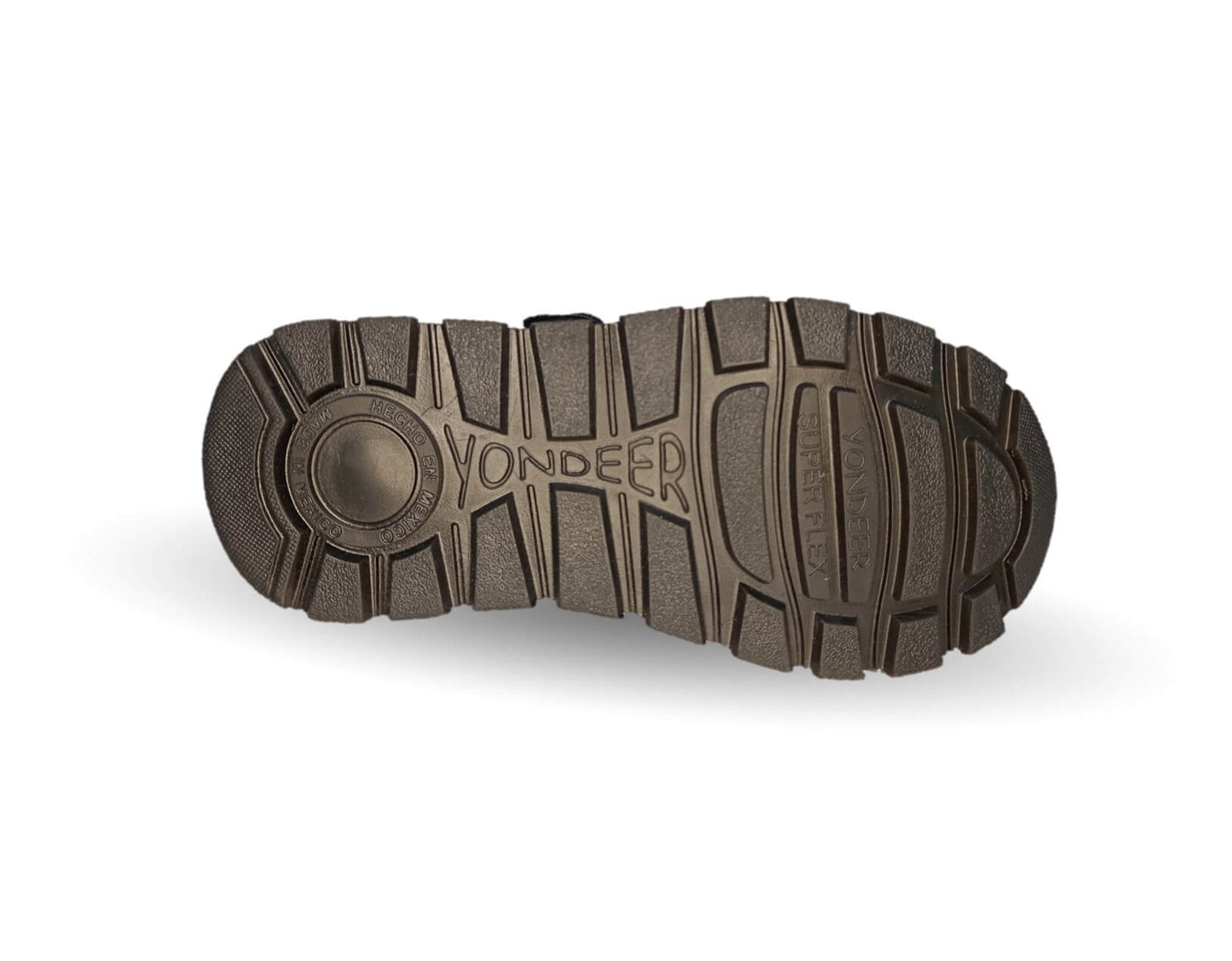 Zapato Escolar y Casual de piel con contactel Yondeer 3401 Negro para niña y mujer