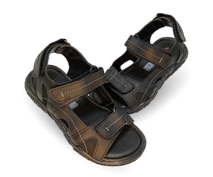 Sandalia con contactel Yondeer 8812 Negro/Negro para niño y dama