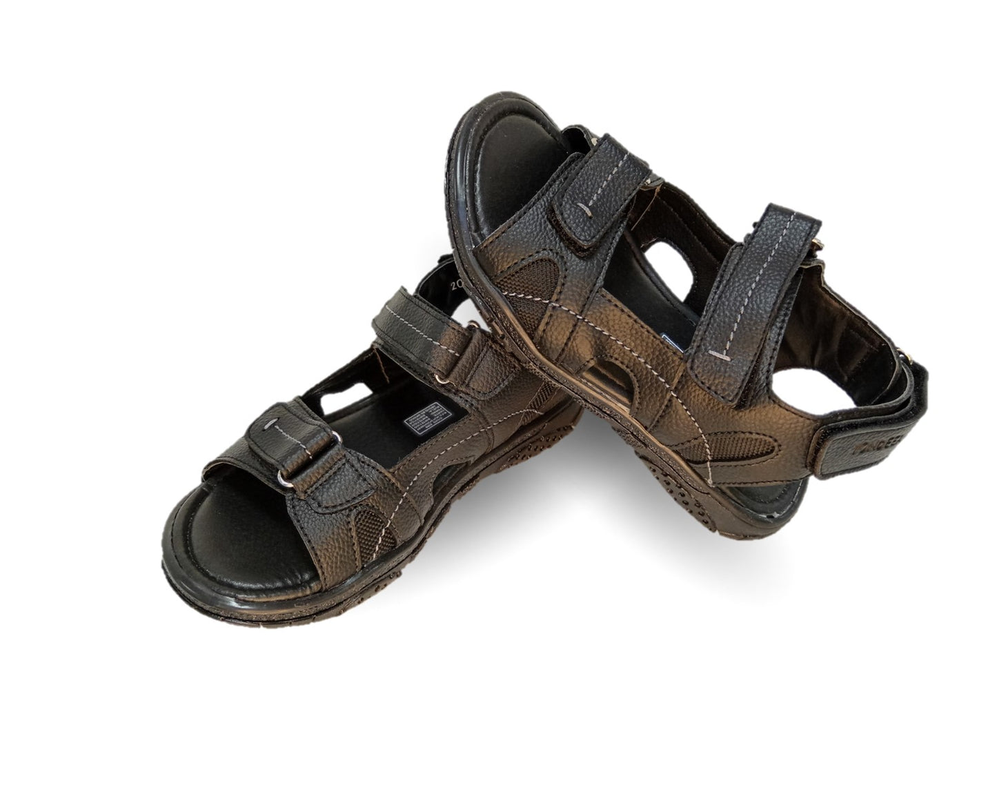 Sandalia con contactel Yondeer 8812 Negro/Negro para niño y dama