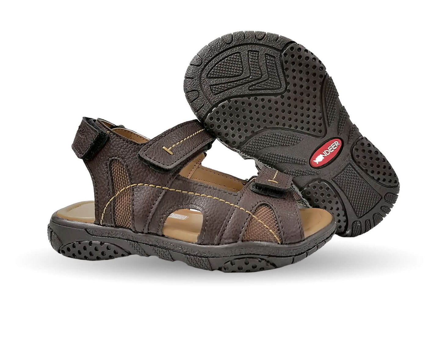 Sandalia con contactel Yondeer 8812 Nuez Unisex para niño y mujer