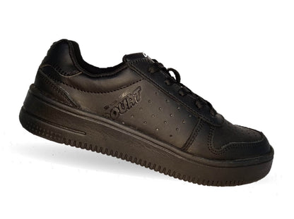 Tenis Urbano de piel Court 2990 Negro/Negro Unisex para hombre y mujer