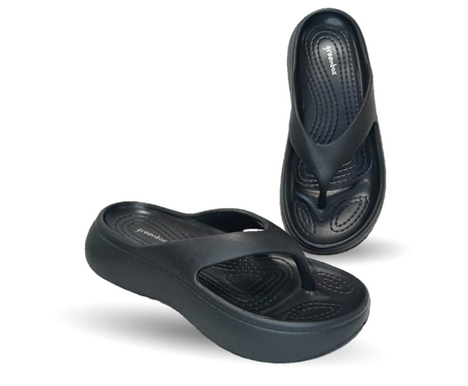 Sandalia con plataforma Elega 80 Negro para mujer