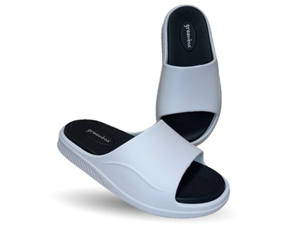 Sandalia Elega SV085 Blanco/Negro para hombre