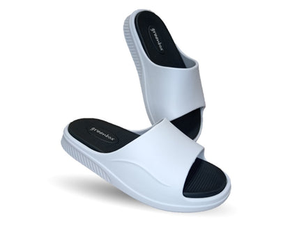 Sandalia Elega SV085 Blanco/Negro para hombre