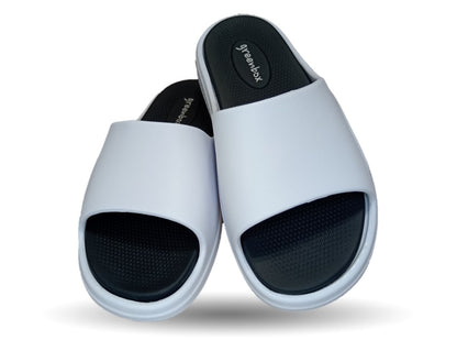 Sandalia Elega SV085 Blanco/Negro para hombre