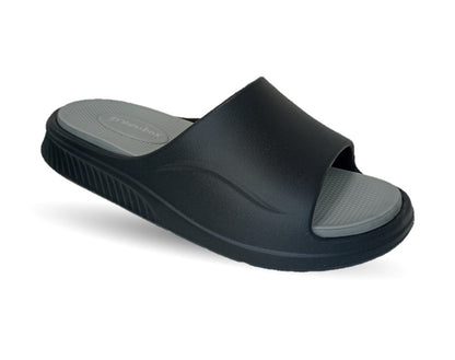 Sandalia Elega SV085 Negro/Gris para hombre