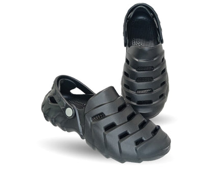 Sandalia Elega SV088 Negro/Negro para hombre