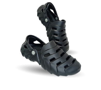 Sandalia Elega SV088 Negro/Negro para hombre