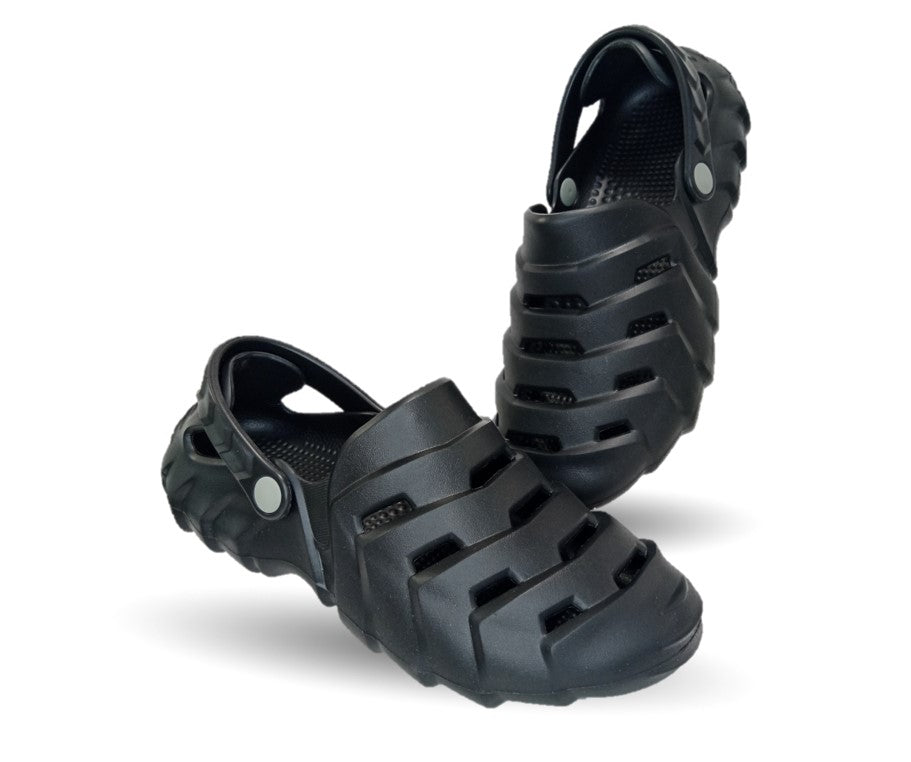 Sandalia Elega SV088 Negro/Negro para hombre