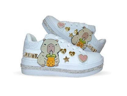 Tenis Urbano con agujetas Fridays 1921 Blanco para niña