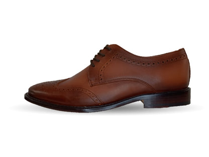 Zapatos de Vestir de piel con suela de cuero Giovani 314 Miel para hombre