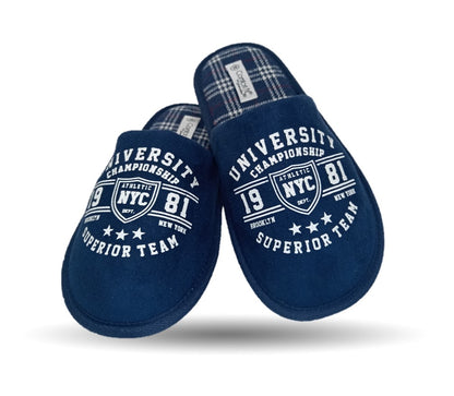 Pantufla Go Shoes 24819 Azul Marino para hombre