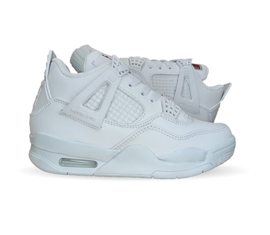 Tenis Urbano tipo Bota Harman 1016 Blanco/Blanco Unisex para hombre y mujer