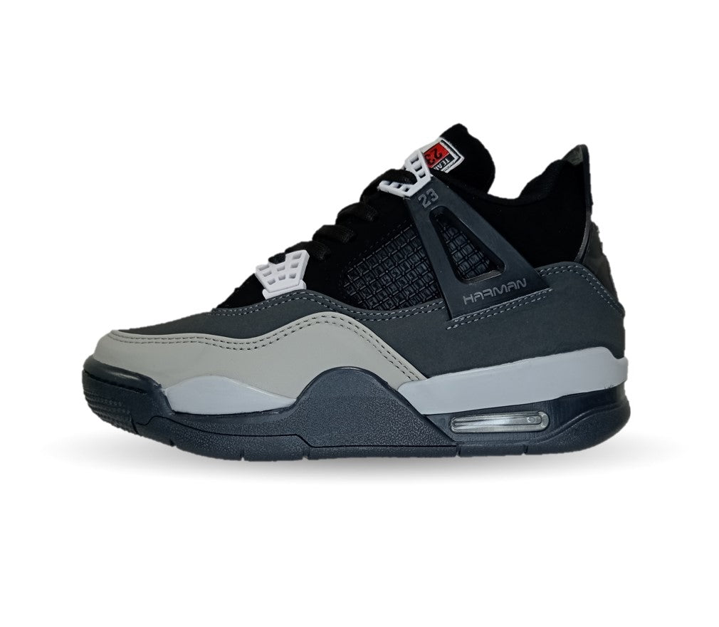 Tenis Urbano tipo Bota Harman 1016 Negro/Oxford Unisex para hombre y mujer