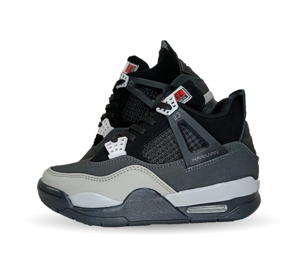 Tenis Urbano tipo Bota Harman 1016 Negro/Oxford Unisex para hombre y mujer