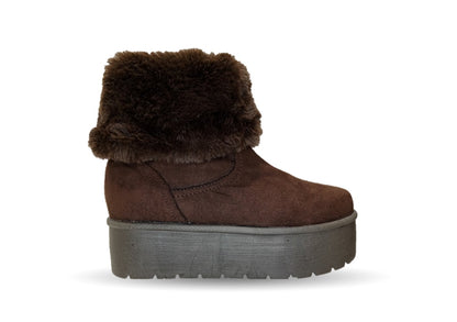 Bota Casual con plataforma Itzel 395 Café para mujer