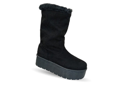 Bota Casual con plataforma Itzel 395 negro para mujer