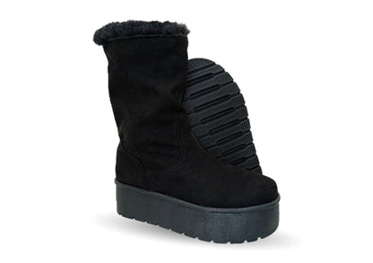 Bota Casual con plataforma Itzel 395 negro para mujer