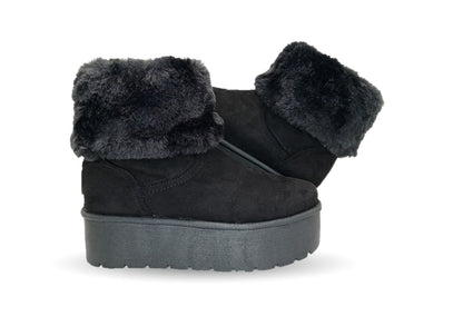 Bota Casual con plataforma Itzel 395 negro para mujer