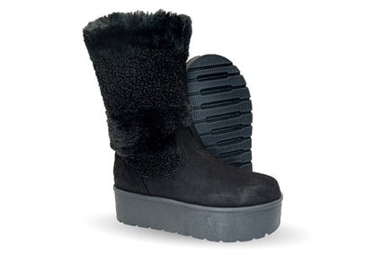 Bota Casual con plataforma Itzel 400 Negro para mujer