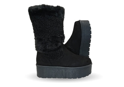 Bota Casual con plataforma Itzel 400 Negro para mujer