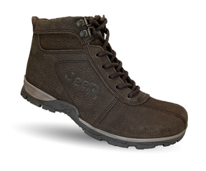 Bota Casual de piel Jeep 10427 Nobuck Café para hombre